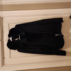 XL Athleta “fur” lined hoodie - thick and cozy - navy blue